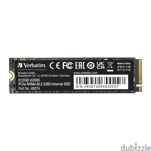 Verbatim brand new M. 2 NVMe 512gb SSD 1