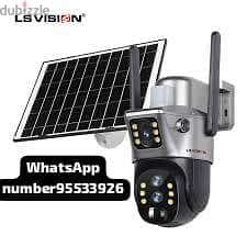 CCTV camera solar security system wifi router install