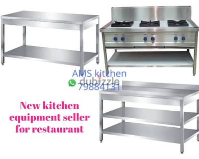 stainless steel heavy duty gas stove shelf table