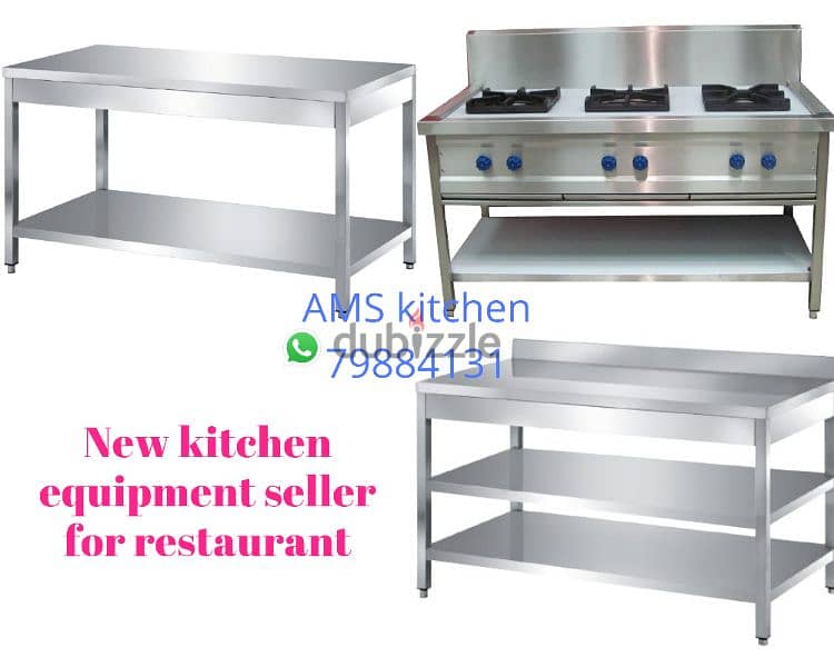 stainless steel heavy duty gas stove shelf table 0