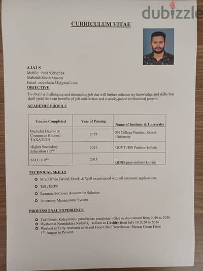 LOOKING FOR JOB(KERALA GUY)