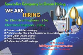 SPECIALIST COMPANY HIRING PRODUCT SALES ENGINEERS 0