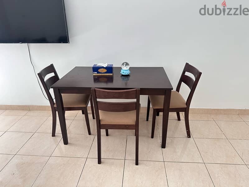 Dining table and chairs 1