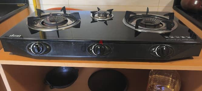 IKON 3 BURNER  GAS STOVE