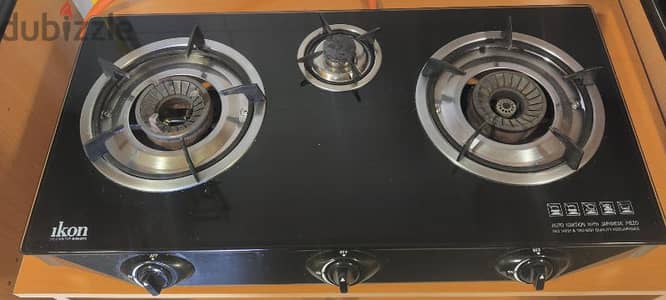 IKON 3 BURNER GAS STOVE