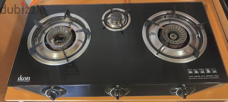 IKON 3 BURNER GAS STOVE 0