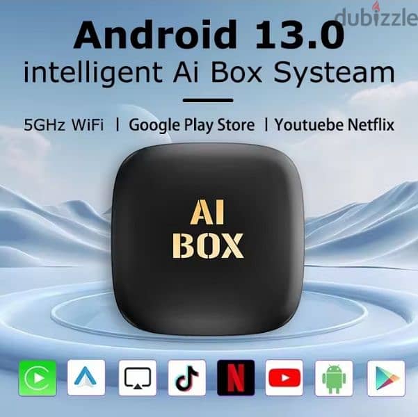 جهاز AI BOX تشغيل شاشه الوكاله إلى أندرويد 1