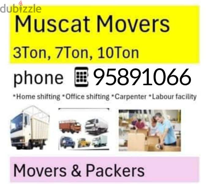 muscat furniture house shiftingg low price 0