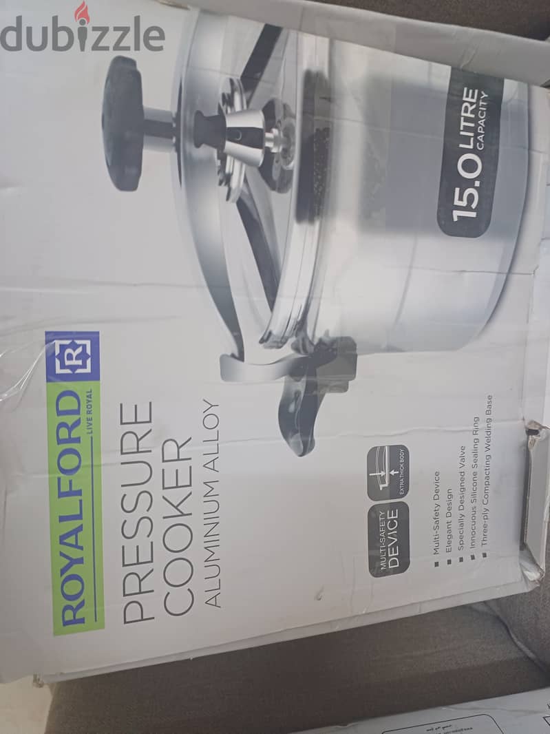 Royalford pressure cooker 15.0 L 1