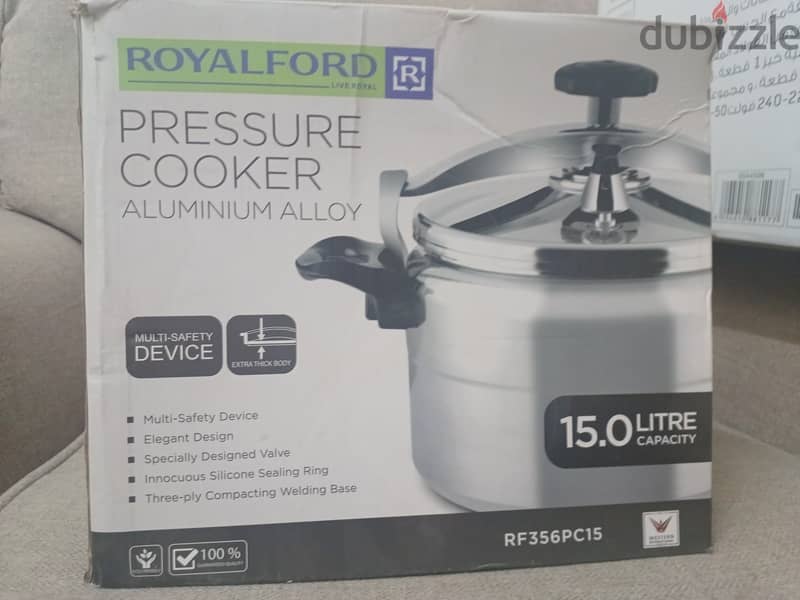 Royalford pressure cooker 15.0 L 3