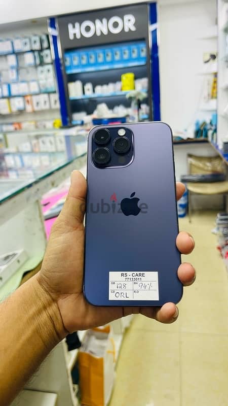 iPhone 14 Pro Max, 128gb Deep Purple Arabic 0