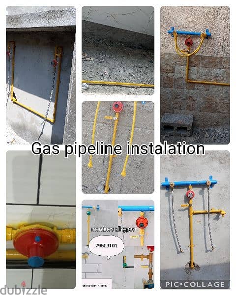 I do instalation kitchen gas pipeline new and old 1