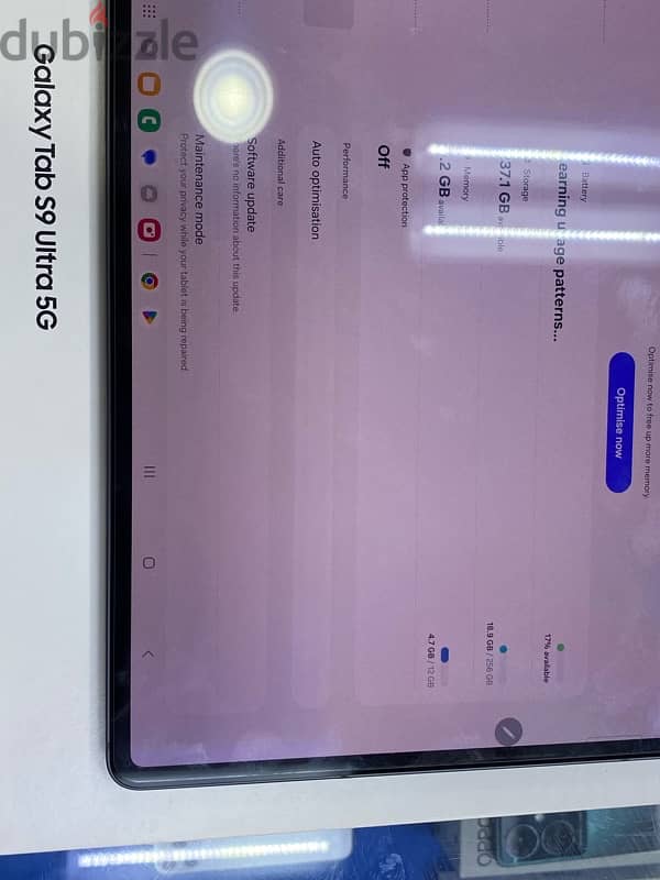 Samsung galaxy tab S9 ultra  5G   256 Gb 8 ram 4