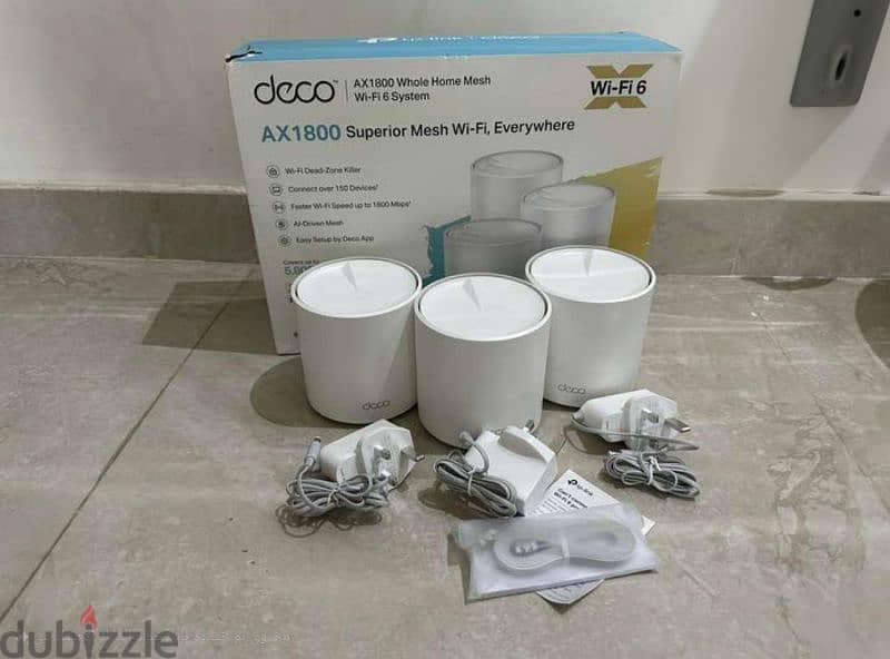 Tp-link deco Wi-Fi6 Ax1800 تي بي لينك 0