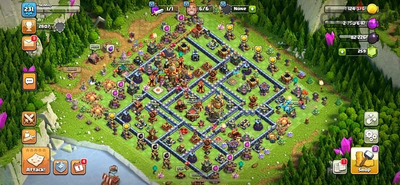 Clash of clans town 14 and 16 2