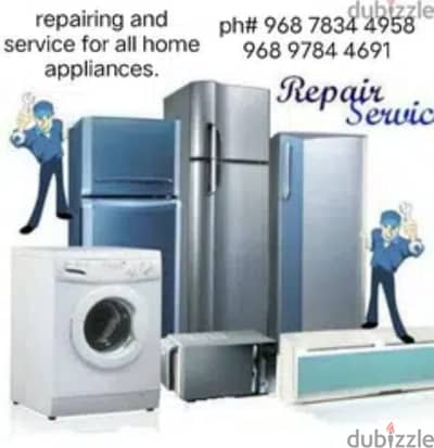 SENIOR TECHNISHAN FRIDGE REFRIGRATOR AND WASHER DRYER MACHINE