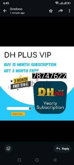 All barnde IP TV pakge 15 month free dhl puls 0