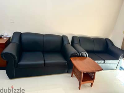 Sofa, 1 & half years used PU Rexin 4 seater sofa, selling within 2days