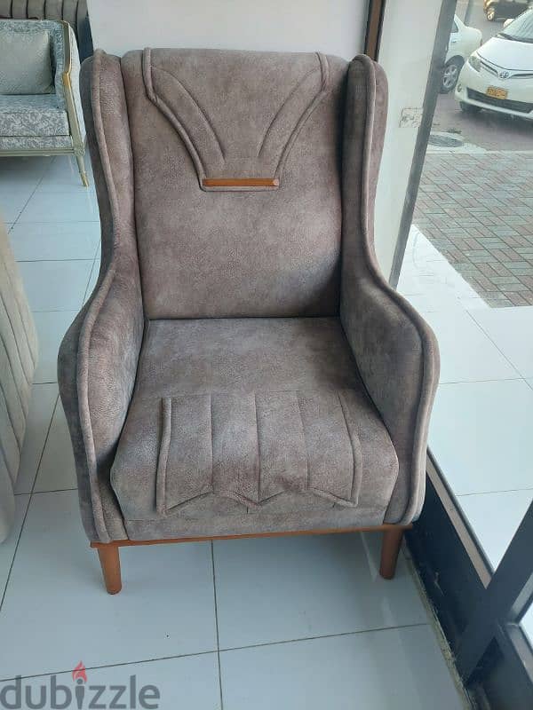 Special offer new single sofa 2 pieces  without delivery 65 rial 1