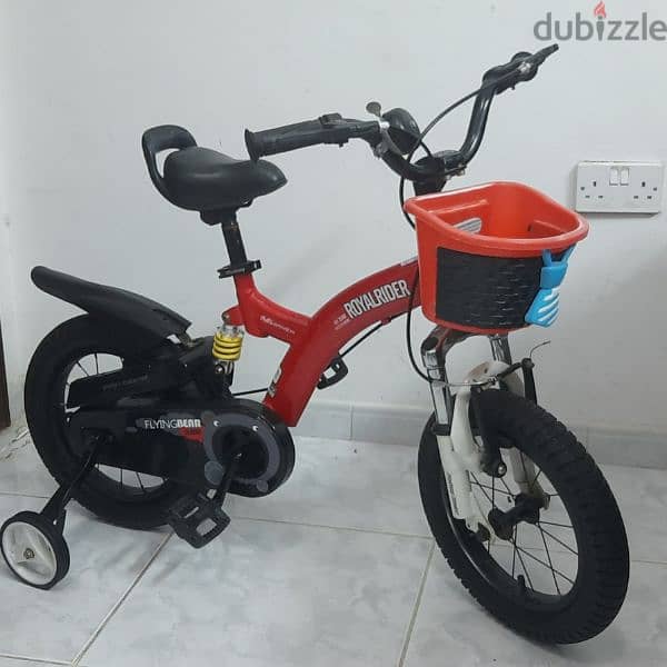 Royalbaby Flying Bear 14 inch red children's bicycle RB14B 0