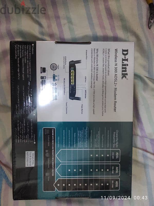 D Link WiFi Modem Router 4