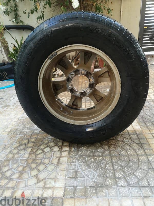 17 inch alloy wheels with tyres for Prado 2010 1