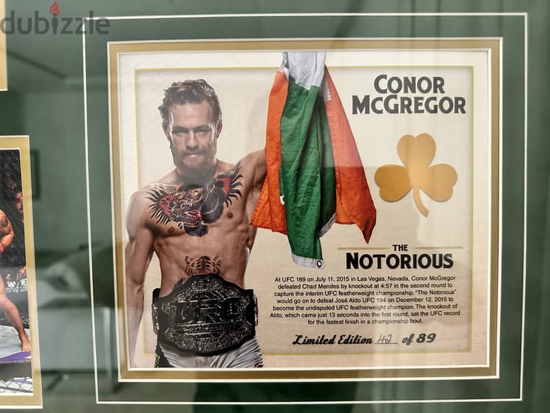 Signed Conor Mcgregor poster 2