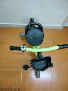 Cycle with balance wheel. Metal body 0