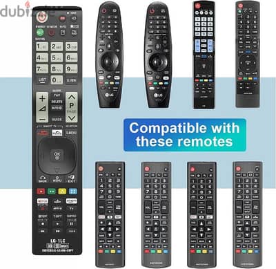 All type of TV remote control available