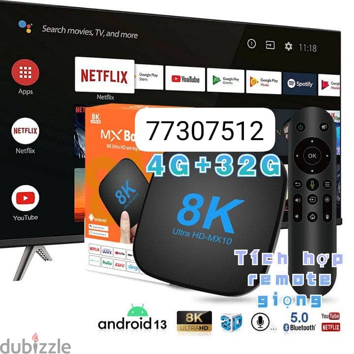 Google Tv Box with 1Year Ip_Tv subscription 0