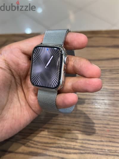 Apple watch series 9 , 45 mm , Stainless steel edition