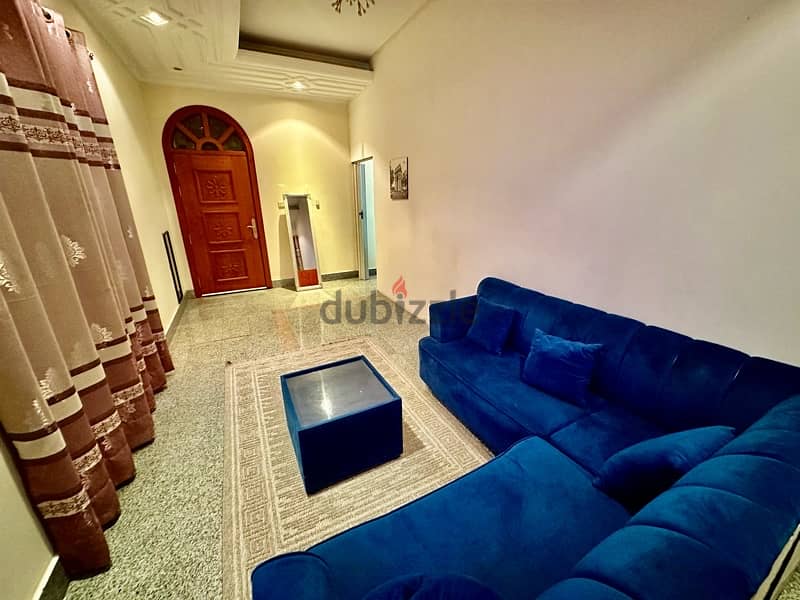 1 Bhk furnished in ghoubra behind oman oil near beach without cheque 3