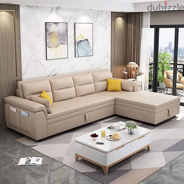 new model l shape with bad making sofa 1