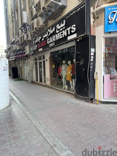 Garments shop for sale