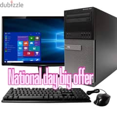 National day DELL i7 with monitor ram 8 gb 128  gb ssd and 500 gb hdd 0