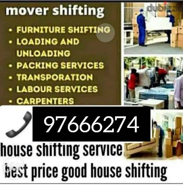 house shifting and packing good service. . 0