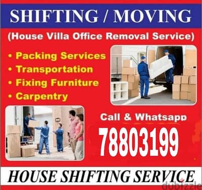 House shiffting and packing transport loading unloading service