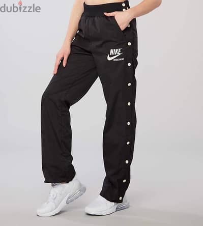 Original Nike Black Popper Pants Unisex - L