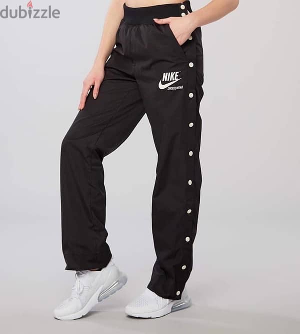 Original Nike Black Popper Pants Unisex - L 0