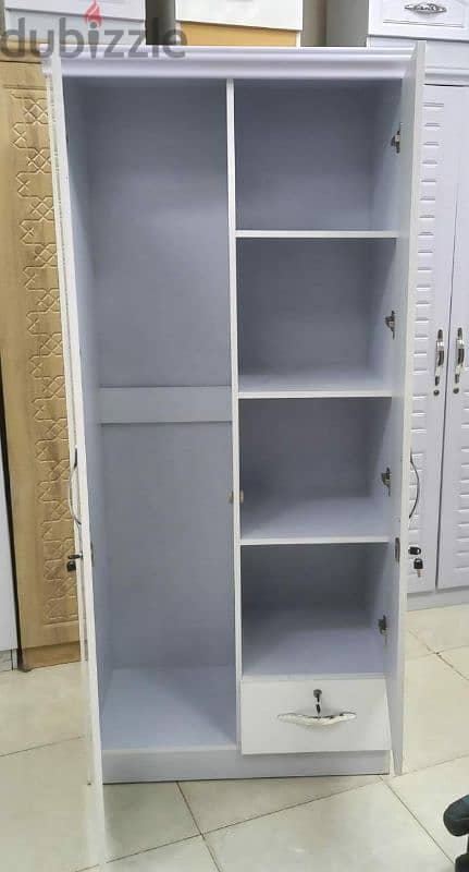 New 2 Door Cupboard White Quantity 1