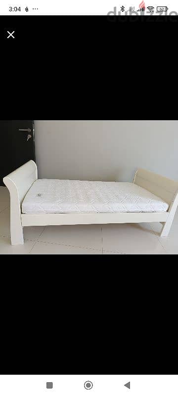 toddler bed with mattress 1