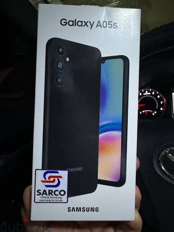 Samsung A05s black colore 128gb brand new with one year Sarco warranty 0