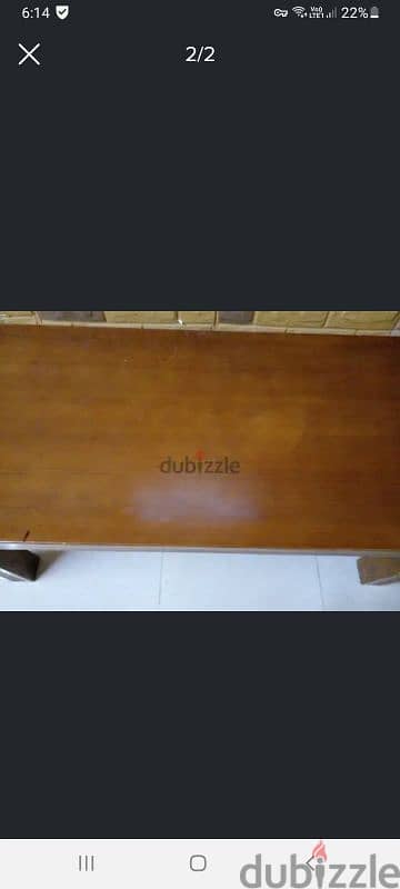 2 brown polished  table set  with varnish URGENT SALE 2