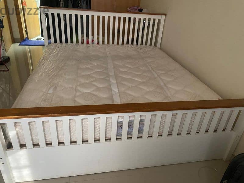 2m x 2m Cot with Mattress Made in Malaysia 2