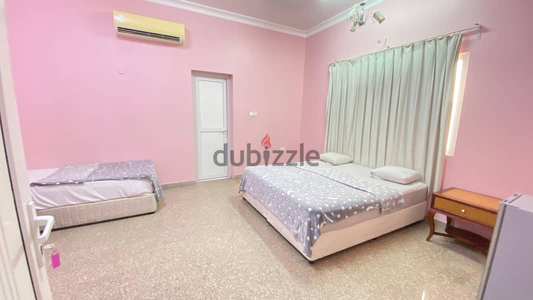 room and apartment for daily and monthly rent in muscat 2