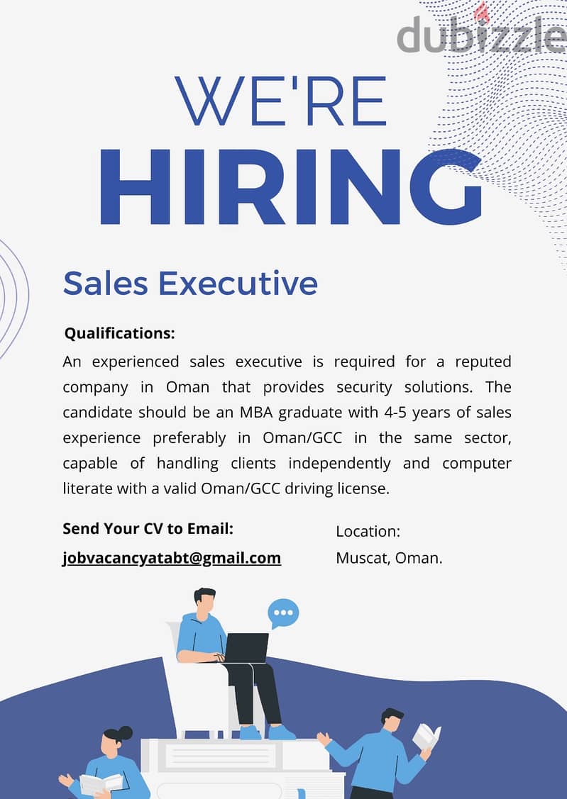 Vacancy - Sales Executive 0