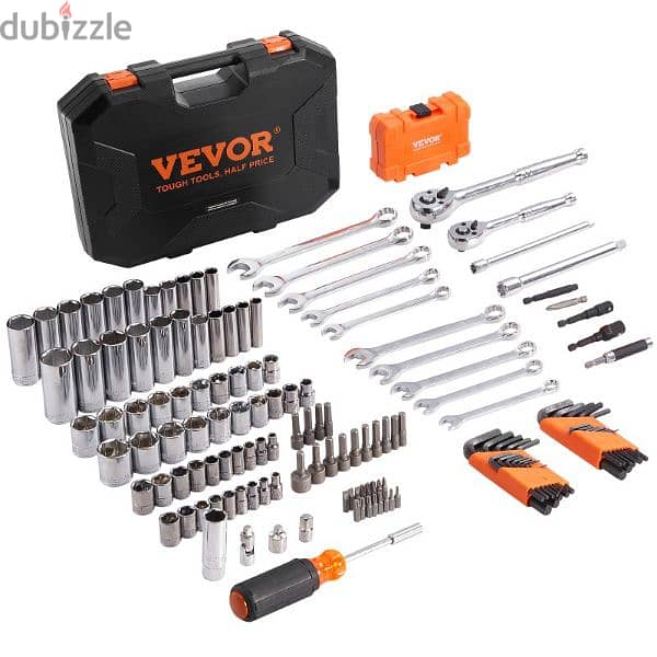 VEVOR Mechanics Tool Set And Socket Set,  Drive Deep 2