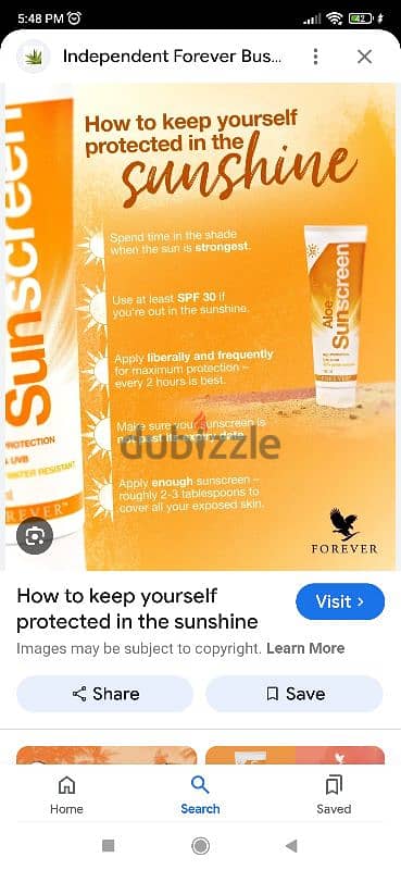 forever aloe sunscreen 2