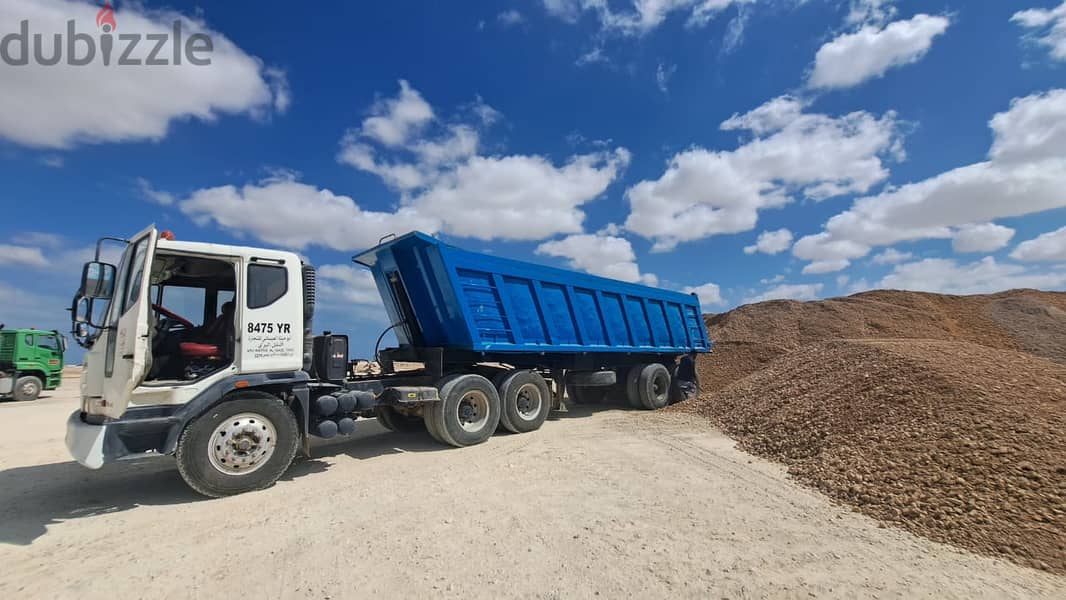 2 axle tipper for rent in DUQM 1