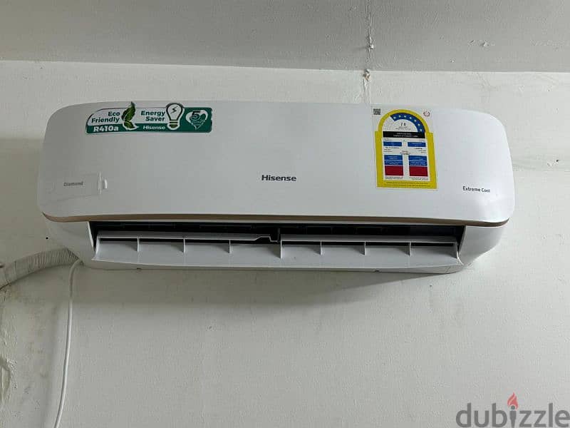 Hisense 1.5 ton split AC, 4 months warranty left 1